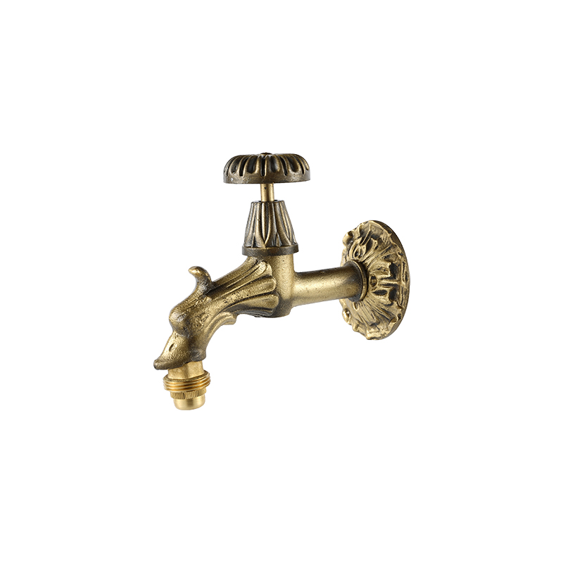 Art Faucet Series 3009 bronzeYT3009 couleur laiton antique, dragon, poignée ronde1/2"