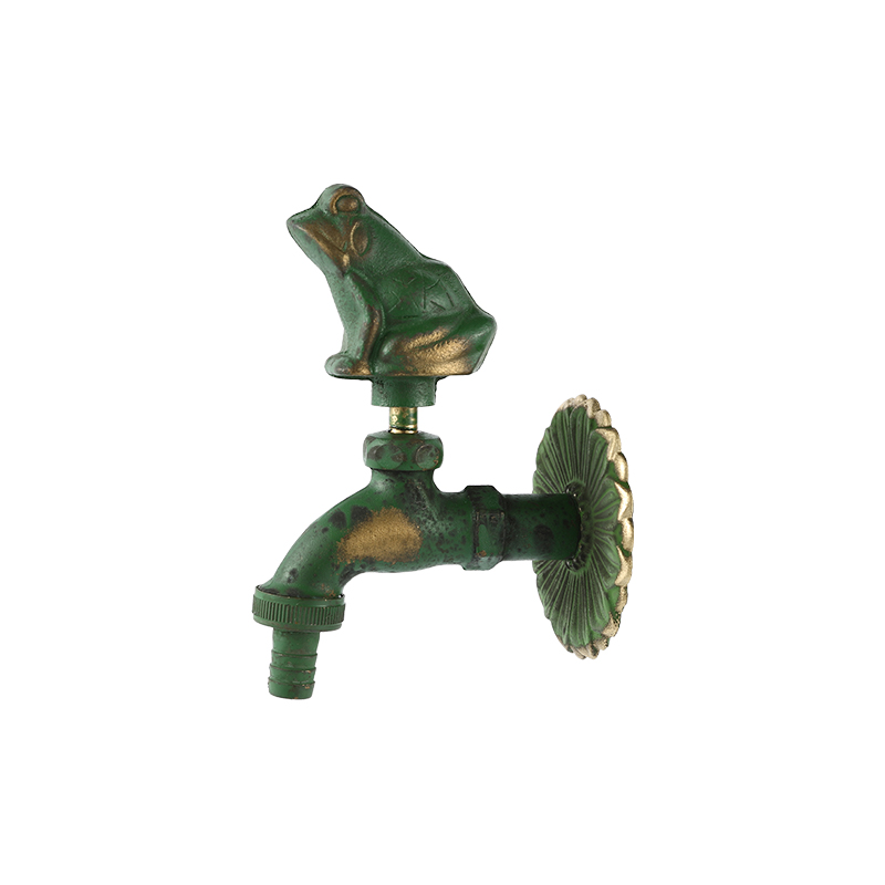 YT3014 robinet en forme de grenouille, vert1/2"