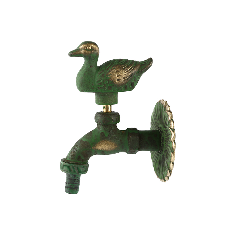 YT3026 robinet en forme de canard, vert1/2"